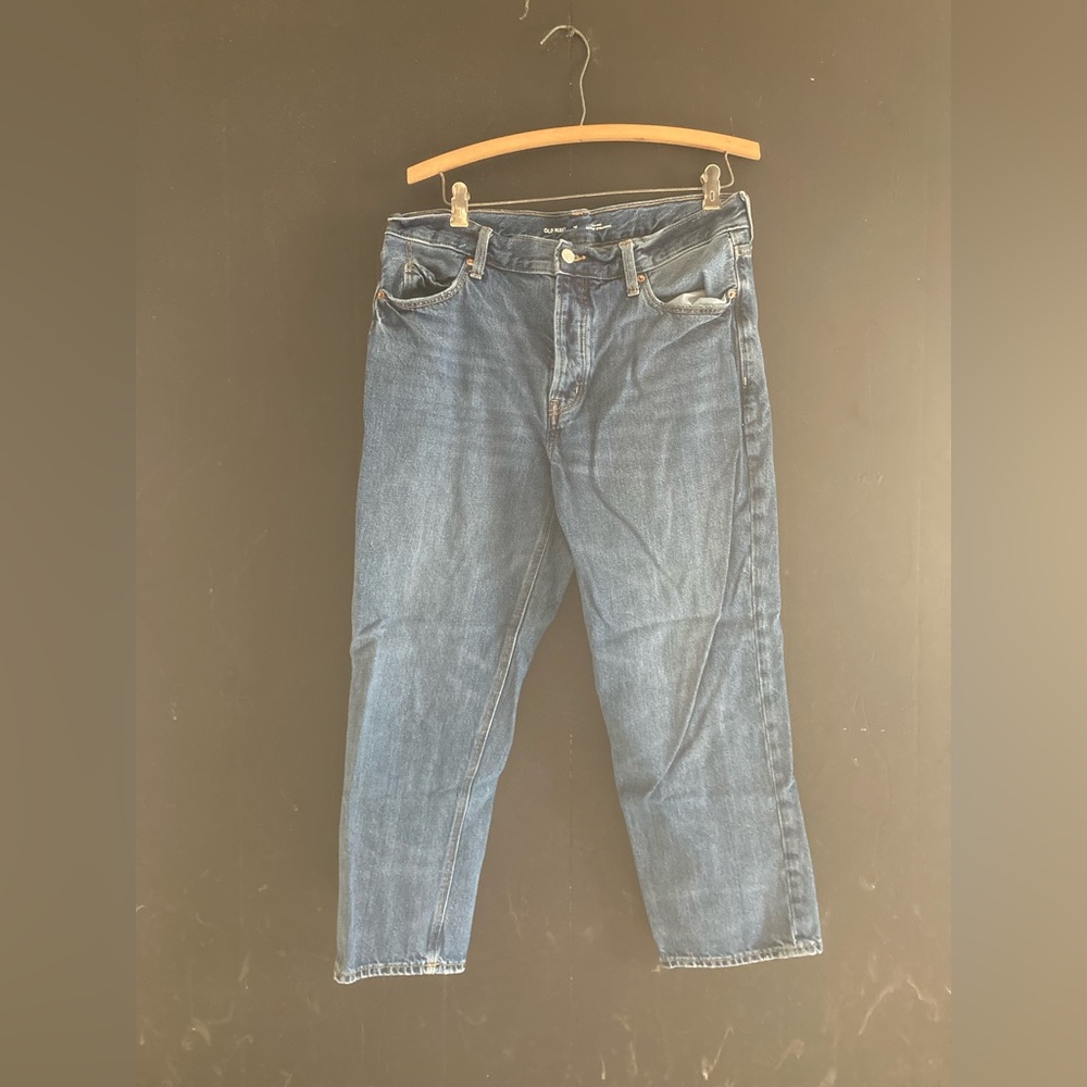 Old Navy Women's Straight Leg Blue Jeans